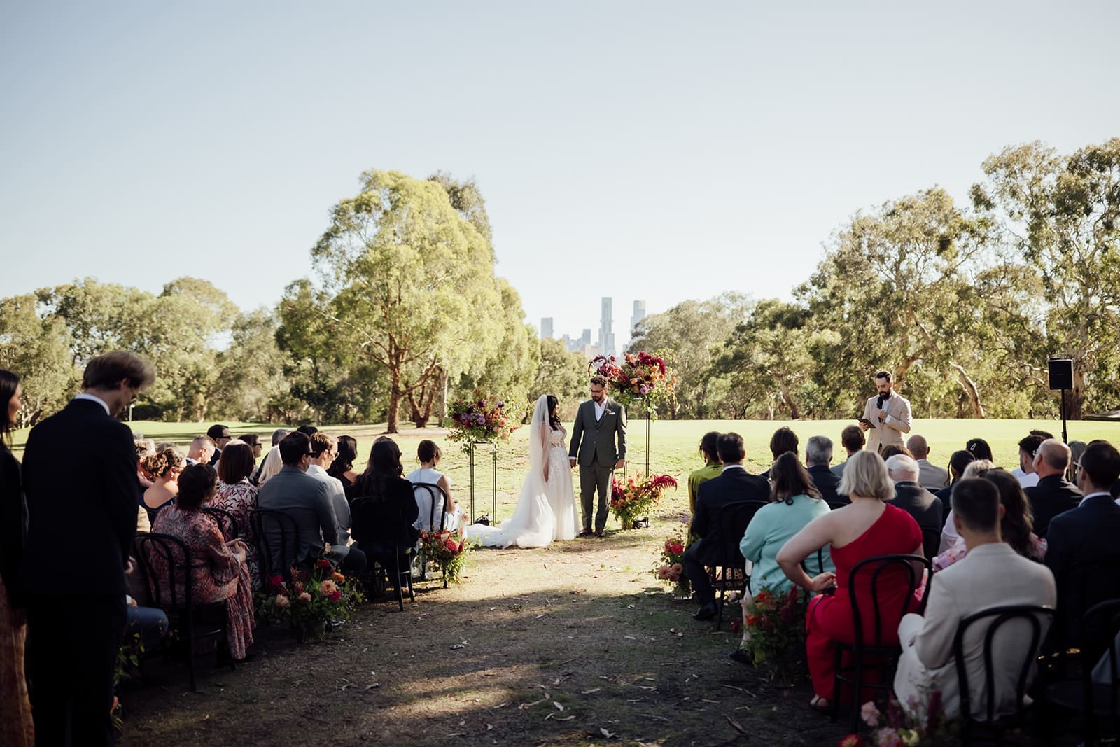Melbourne Wedding Ceremony Liz Barnes Eddy Mac Studley Grounds